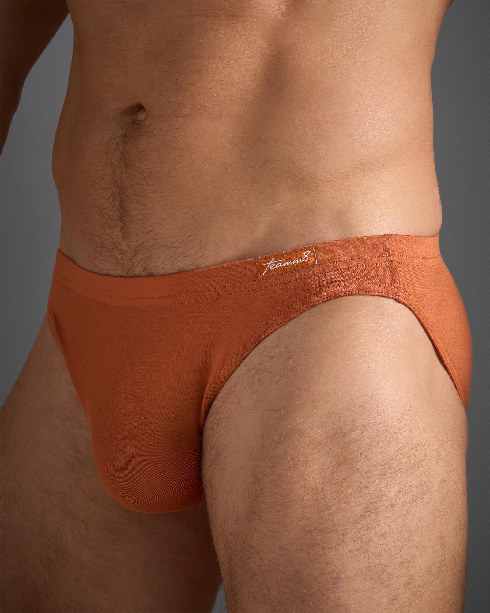 Body Bamboo Bikini Brief - Burnt Sienna - Image 5