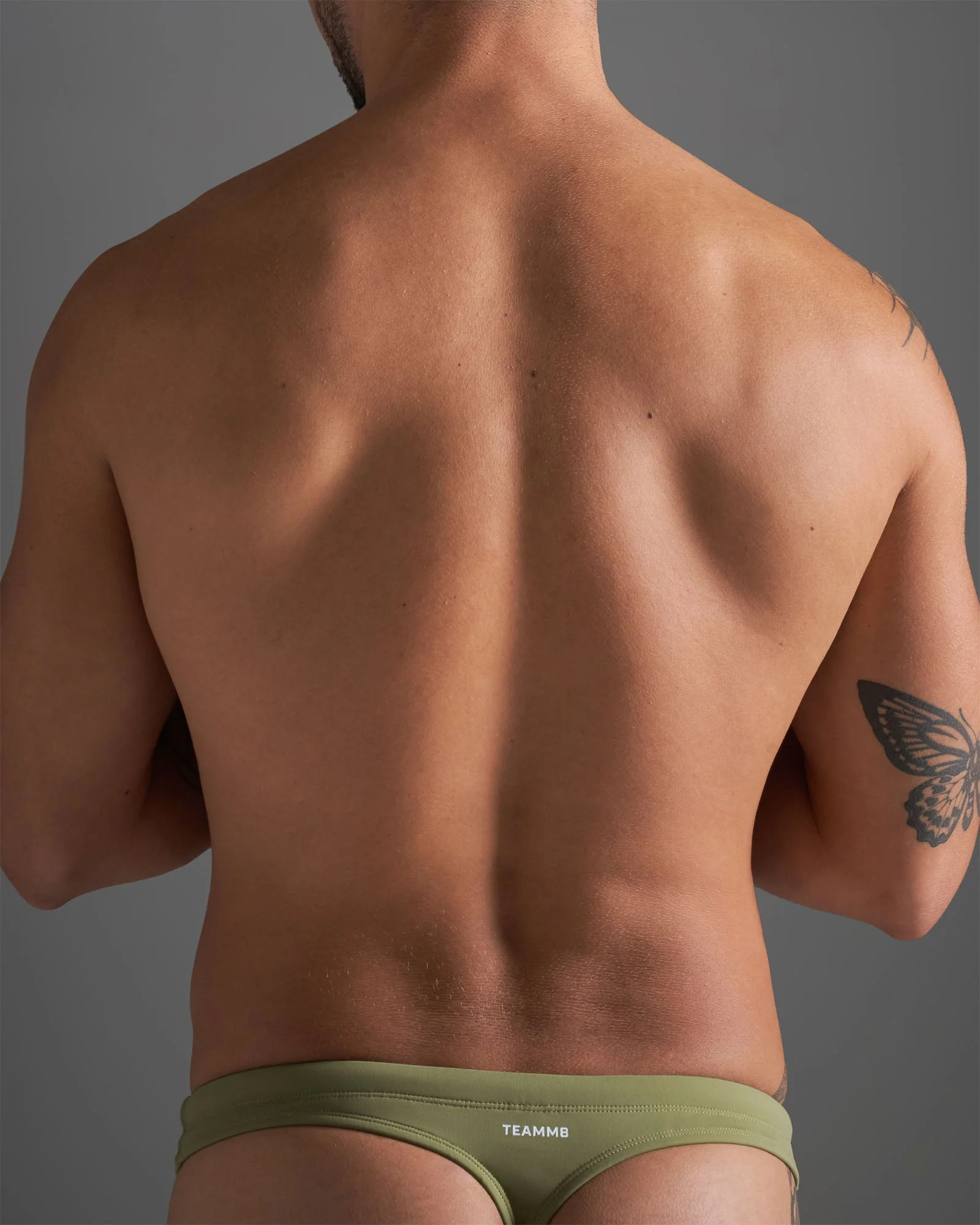 TEAMM8 Standard Swim Thong - Army - Image 4